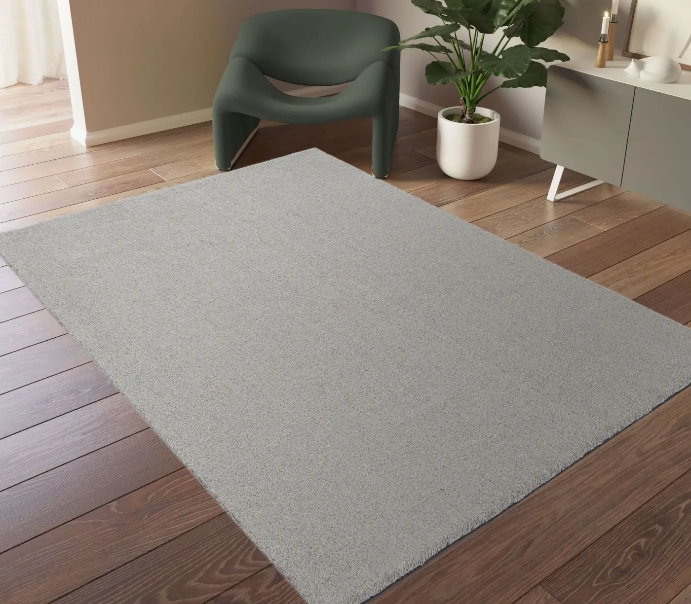 Teppich Kiss grau 120 x 170 cm