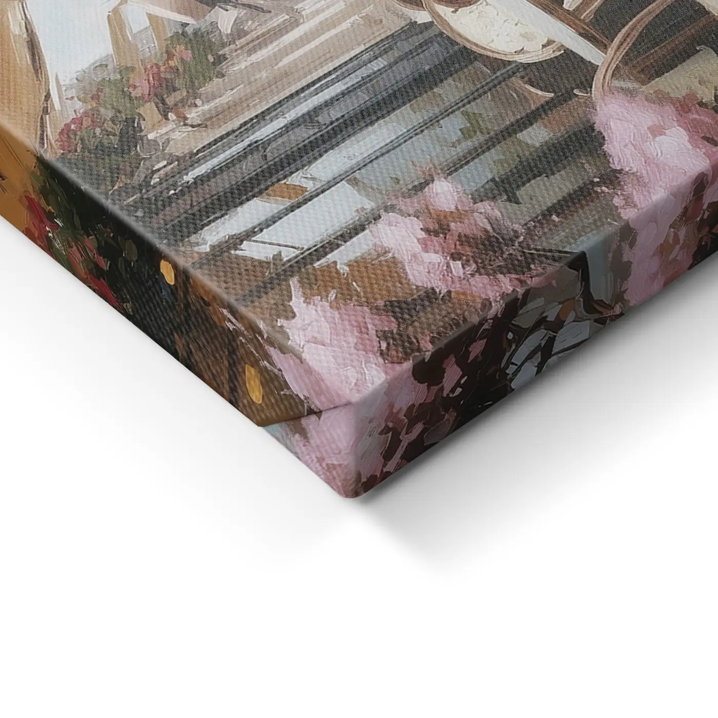 Leinwandbild Evening View 85 x 113 cm