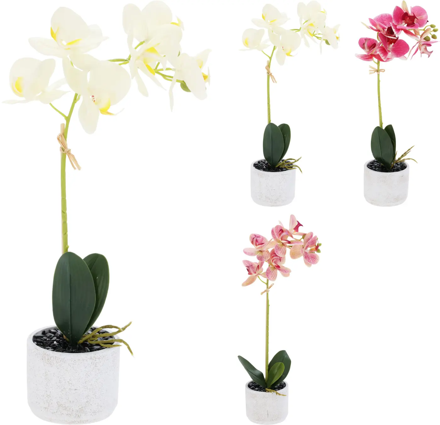 Deko-Orchidee im Topf Deko-Orchidee im Topf