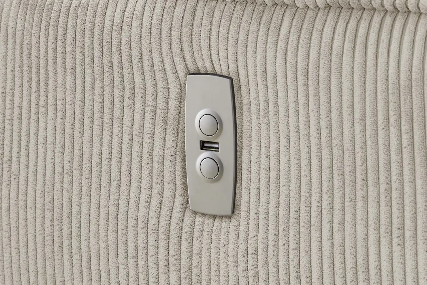 Wohnlandschaft Double-One Cord greige