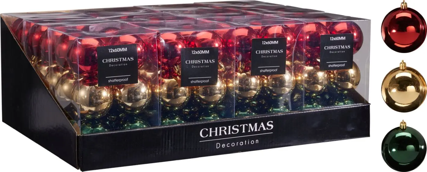 Weihnachtskugel 12er Set