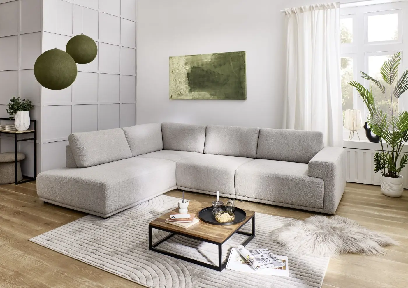 Wohnlandschaft couchliebe. MP-IN26013 silber Basismodell
