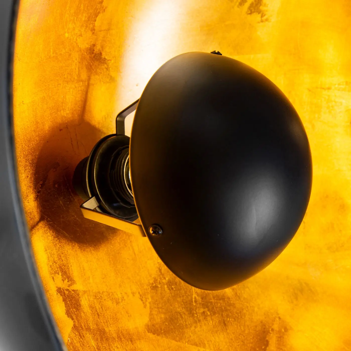 Stehleuchte Timo schwarz/gold