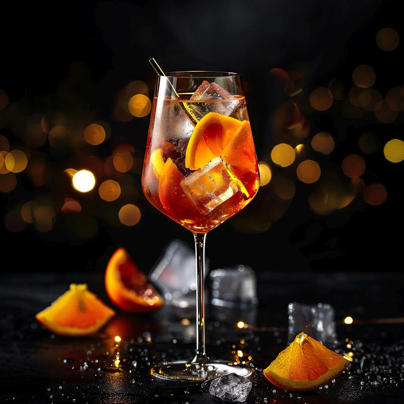Glasbild Aperol 30 x 30 cm