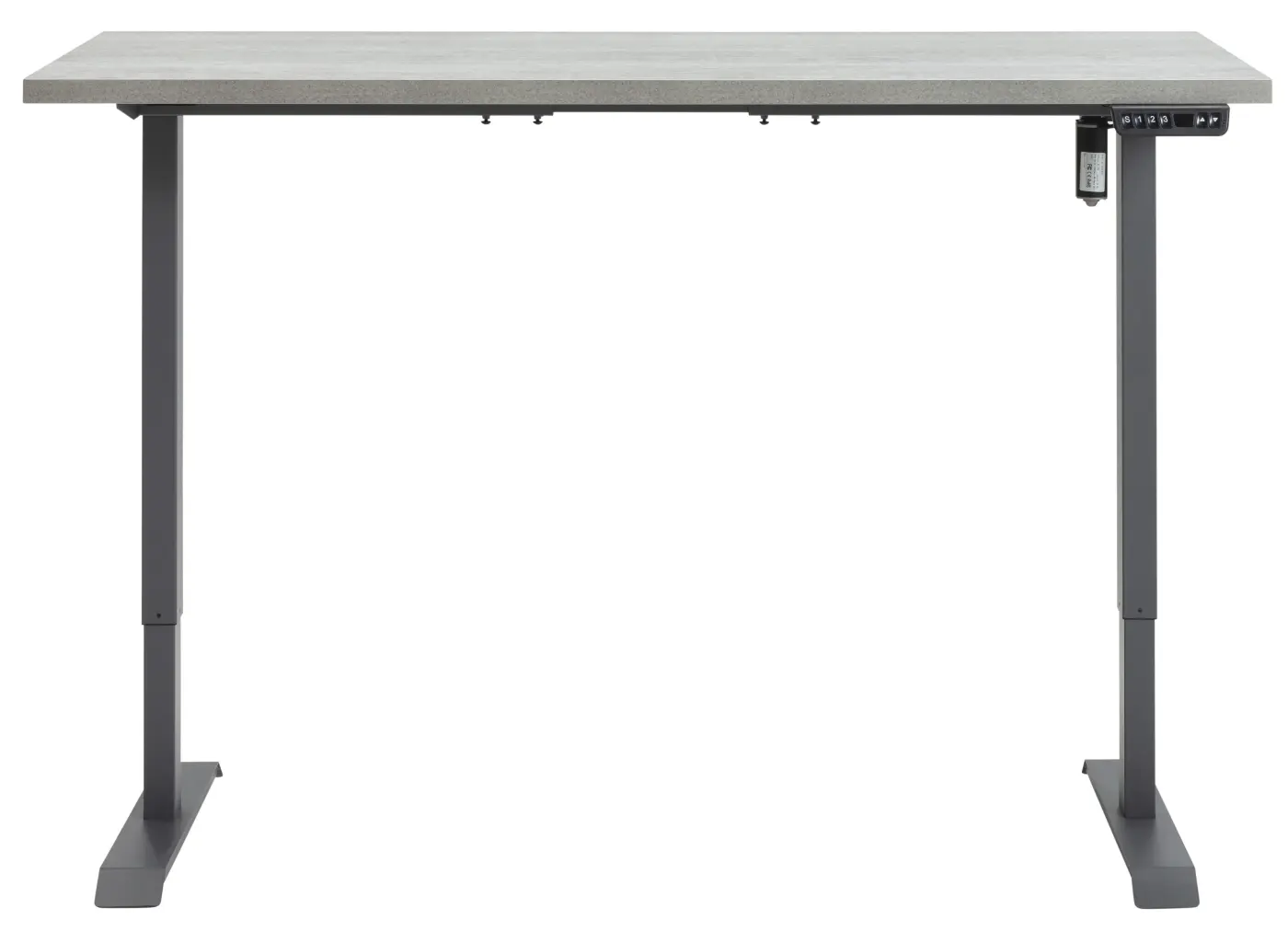 Schreibtisch Energia höhenverstellbar beton/anthrazit