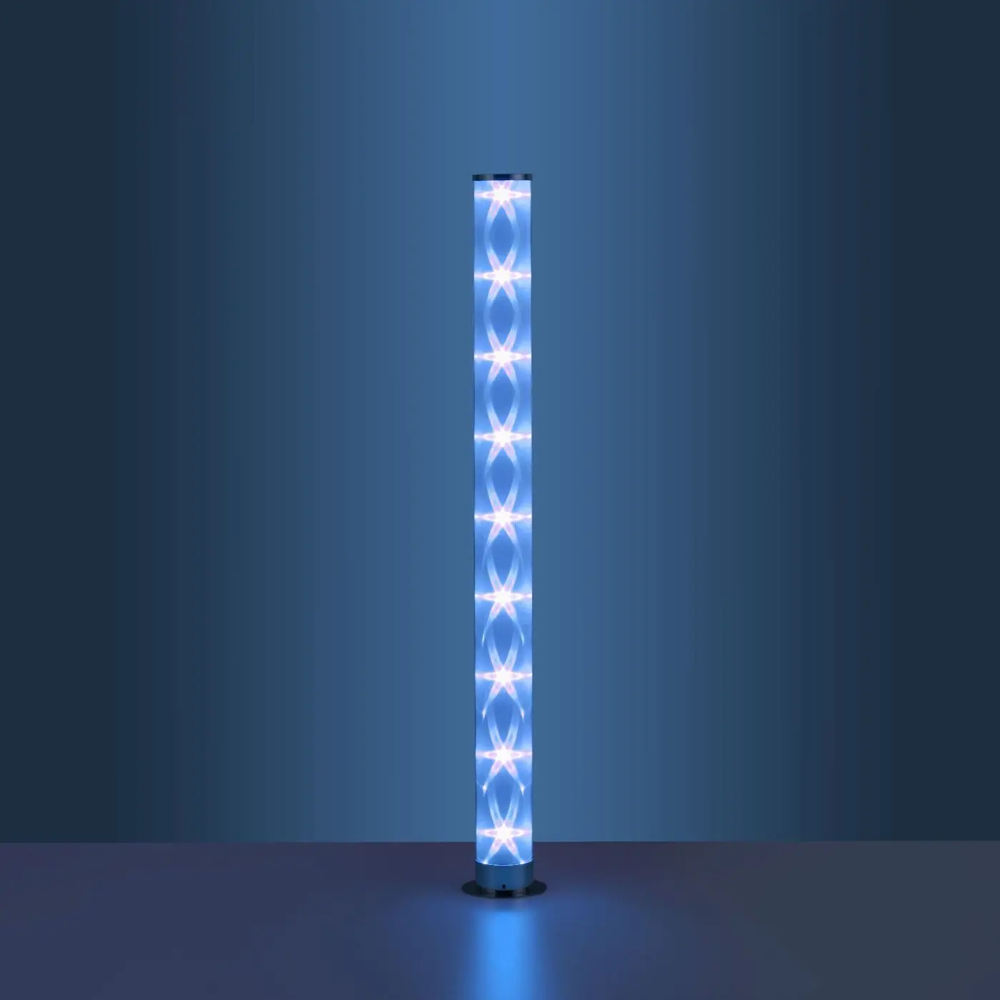 LED-Stehleuchte Bingo chrom