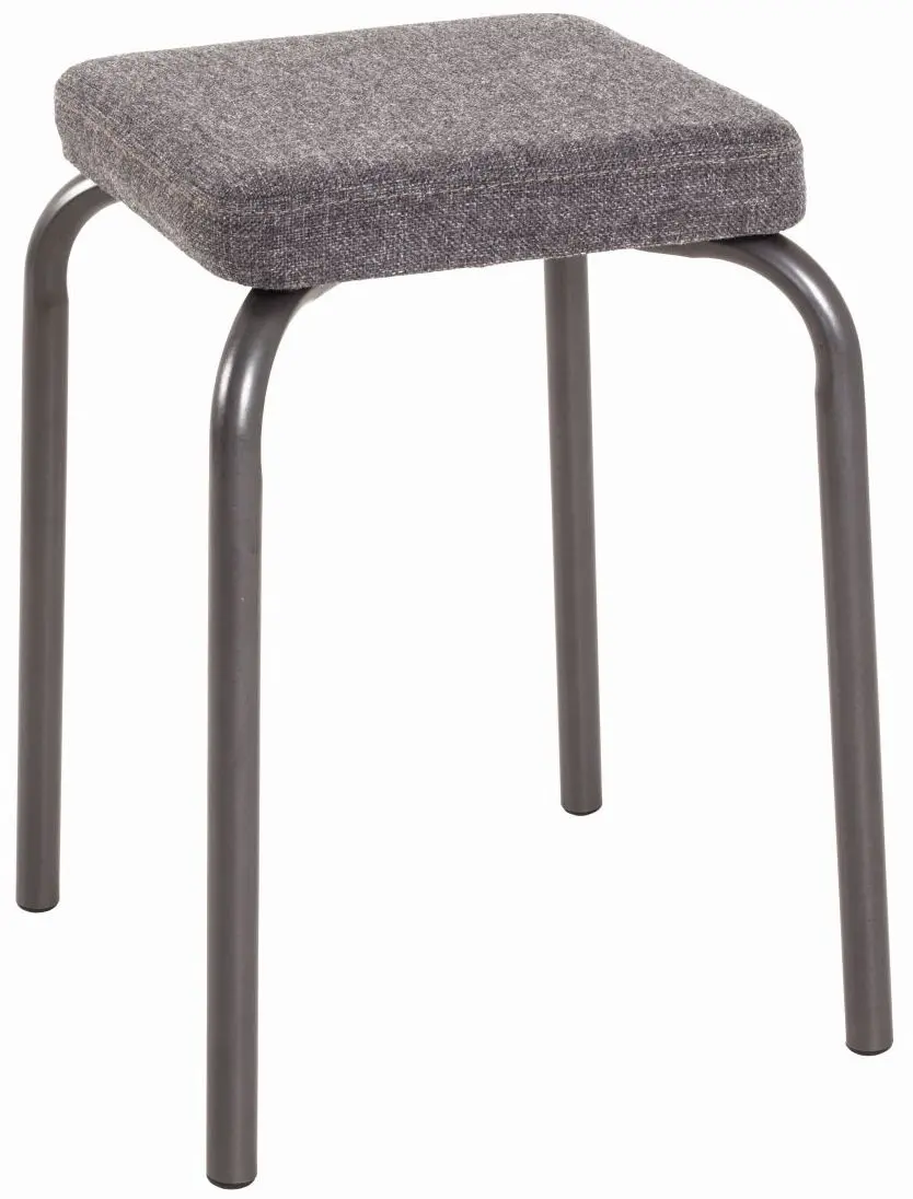 Stapelhocker Pik-As grau