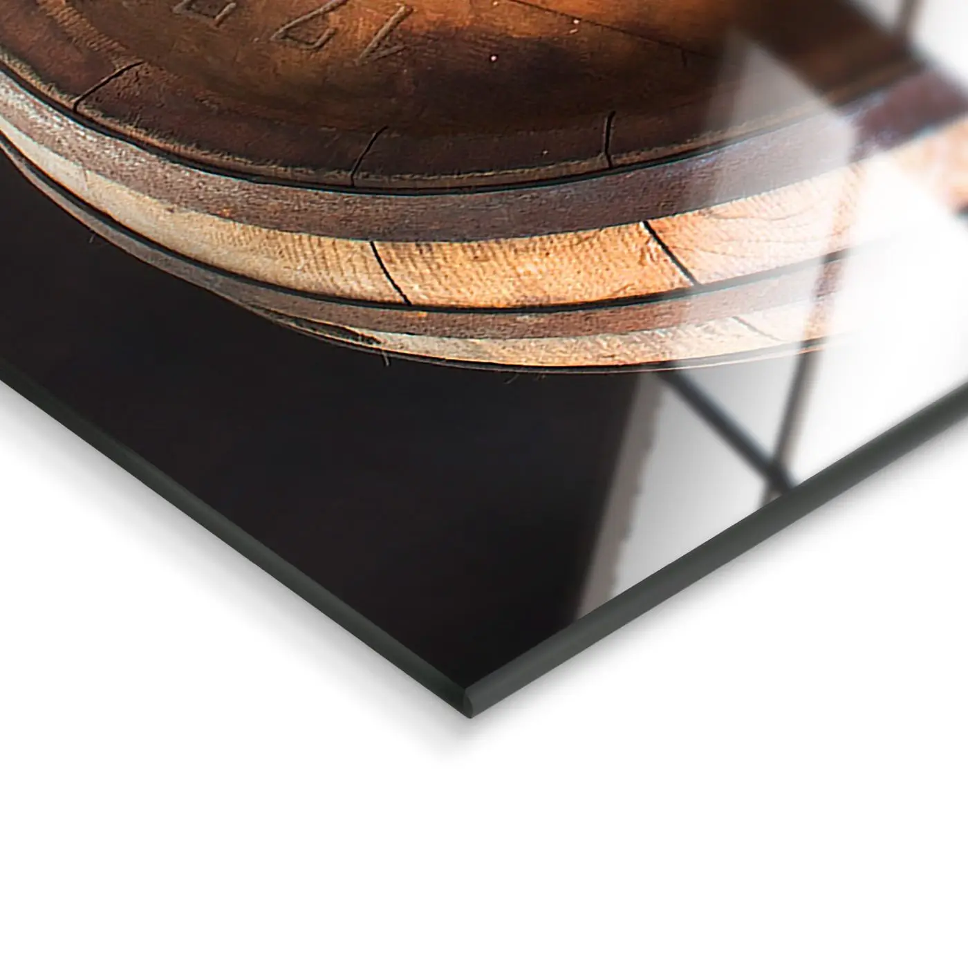 Glasbild Wine Glasses