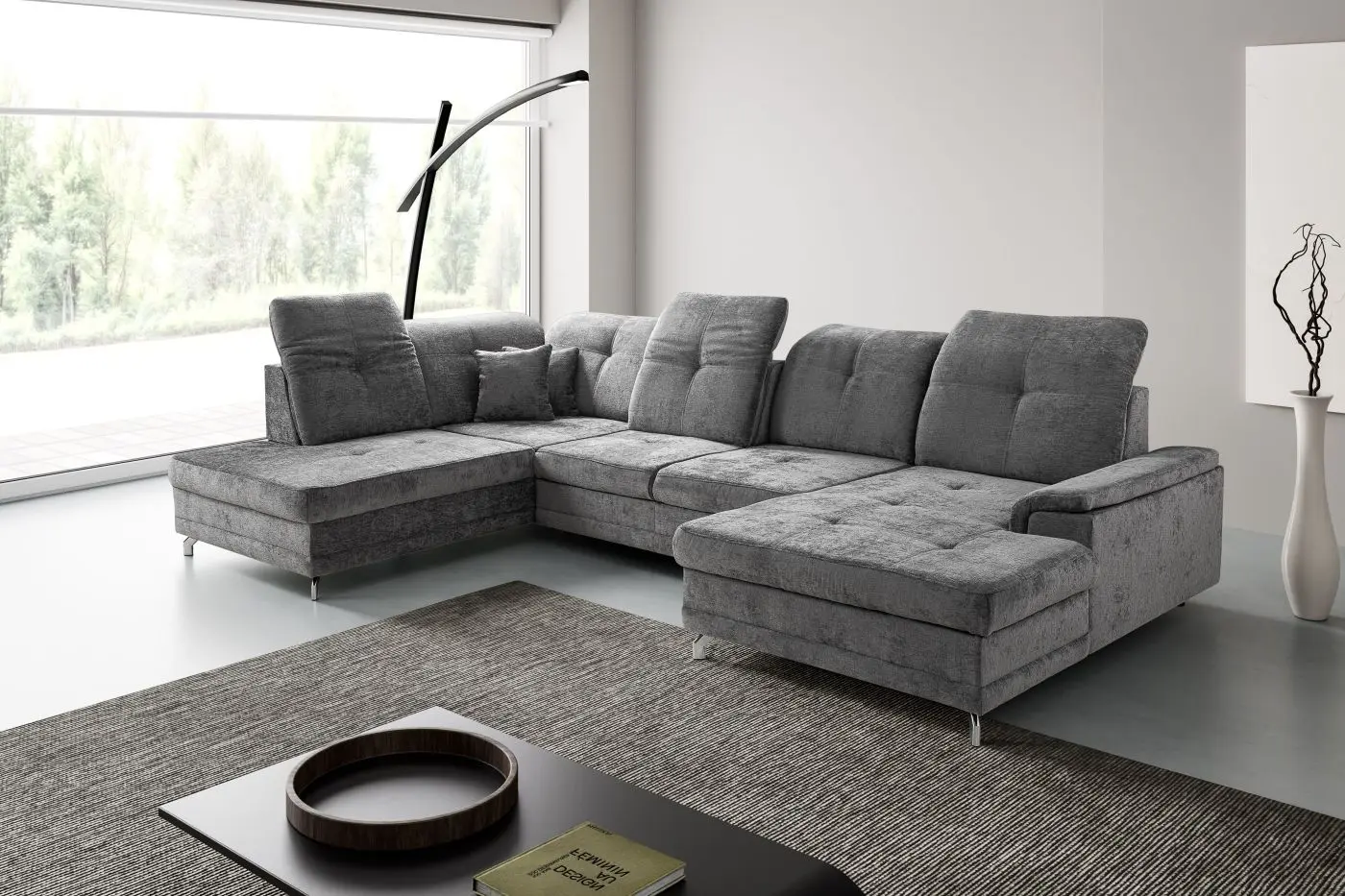 Wohnlandschaft Brigitte grau