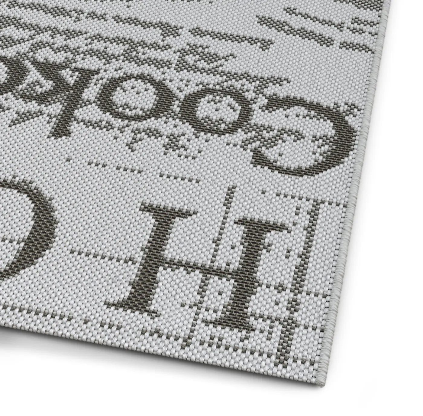 Teppich Decora 80 x 200 cm hellgrau, anthrazit