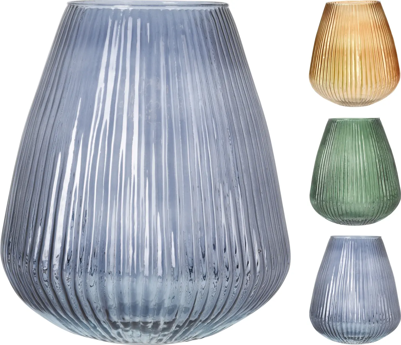 Vase mit Rillen Vase mit Rillen