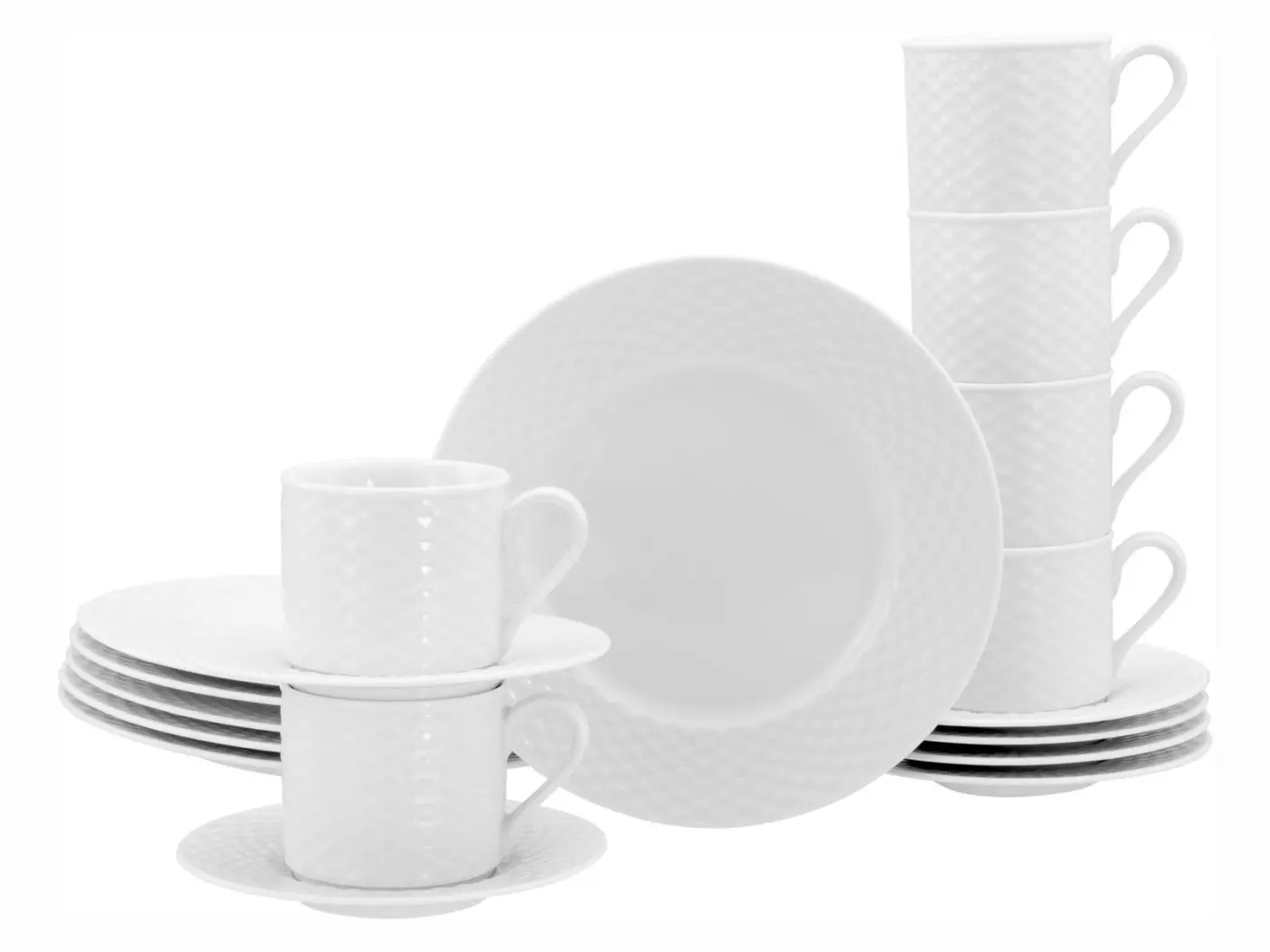 Kaffee-Service weiß 18 tlg.