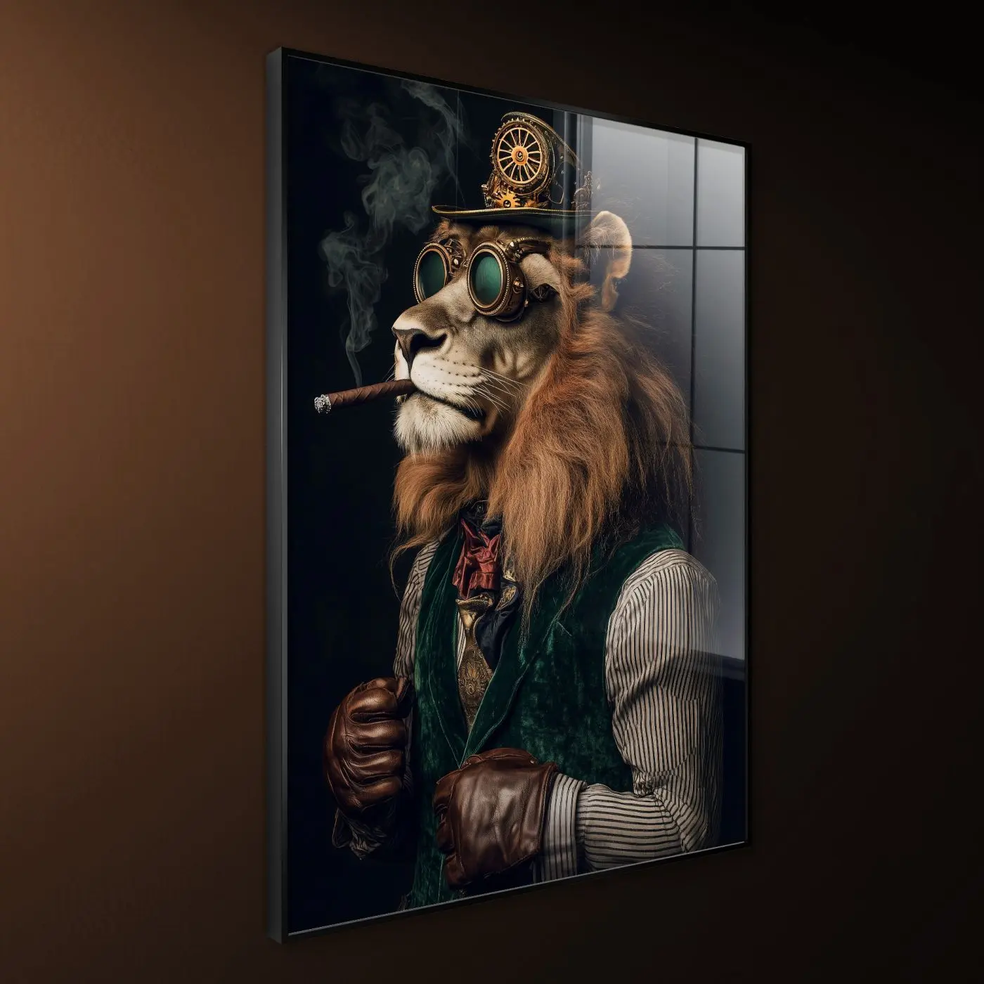 Glasbild Gregory 80 x 120 cm