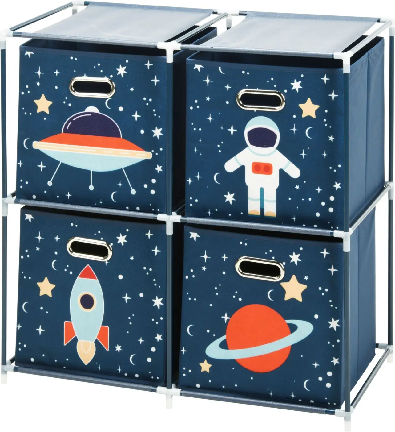 Regal mit 4 Fächern