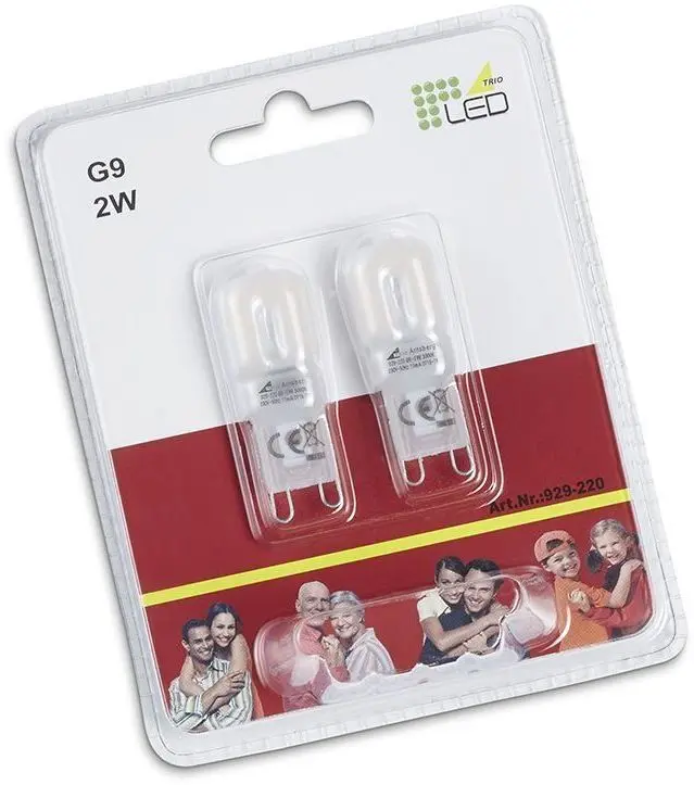 2er Set LED-Leuchtmittel Stiftsockel
