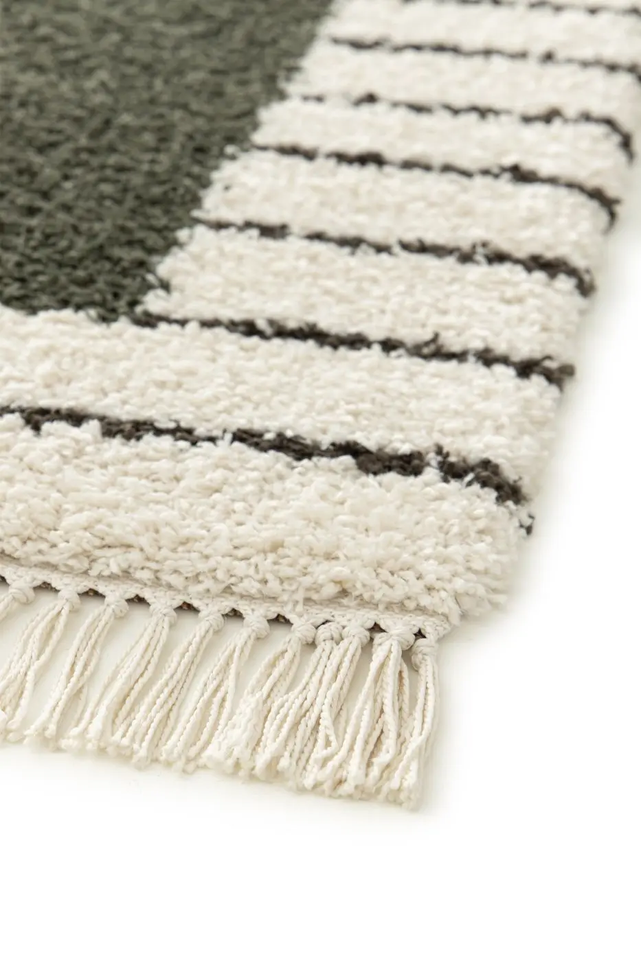 Teppich Bedouin 160 x 230 cm weiß/schwarz