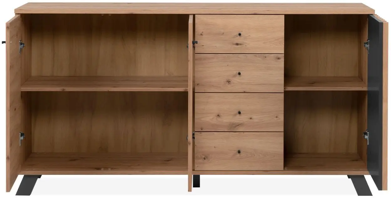 Sideboard Medan Artisan Eiche/anthrazit