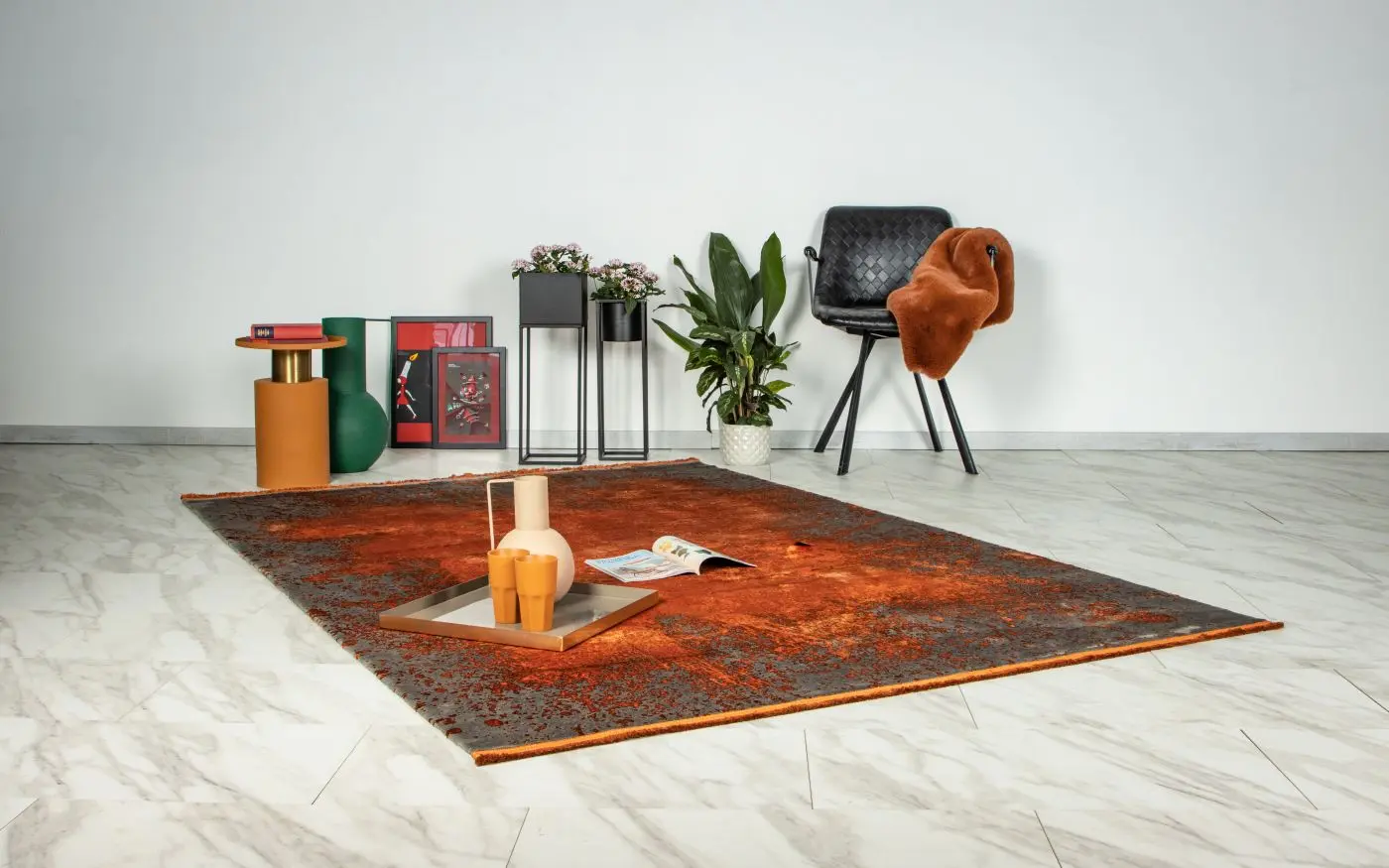 Teppich Elysee 160 x 230 cm terra