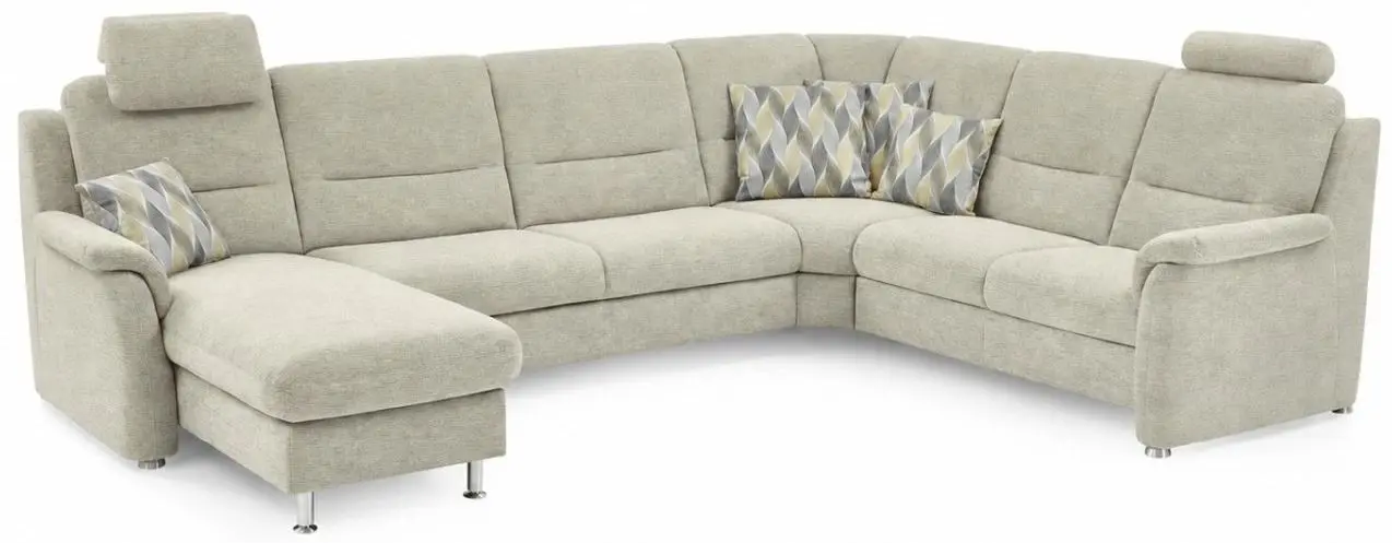 Wohnlandschaft couchliebe. PP-HS17006 sand mit Zusatzfunktionen