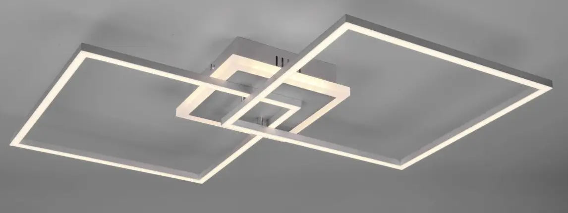 LED-Deckenleuchte Arribo titanfarbig