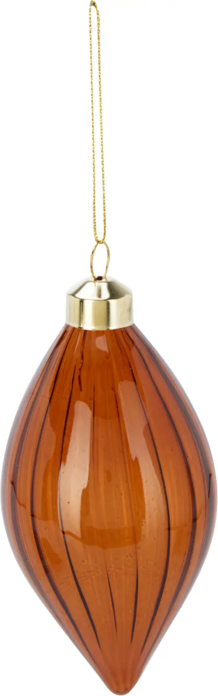 Glas Weihnachtsornamente 12 cm