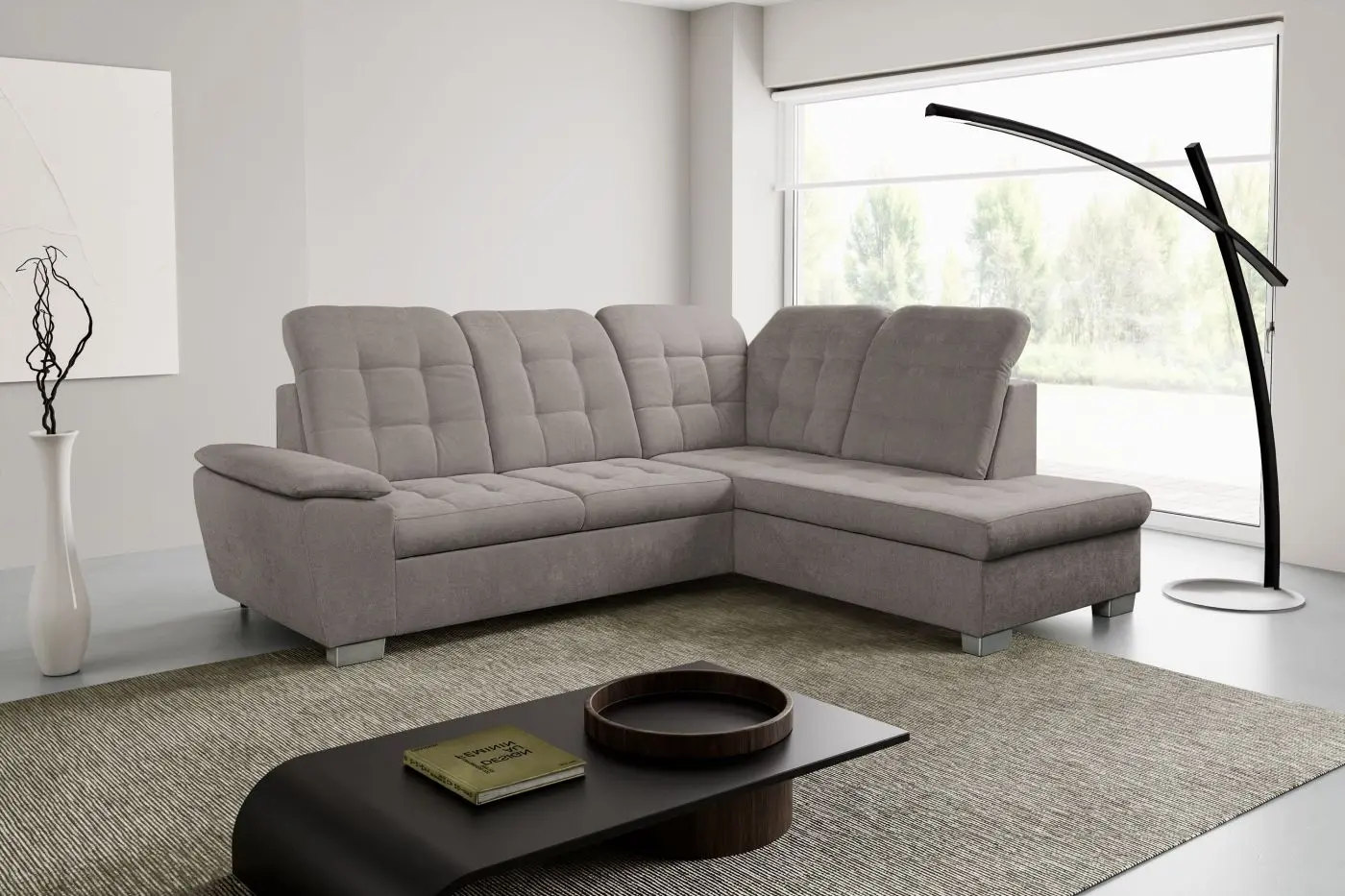 Wohnlandschaft Bonny grau