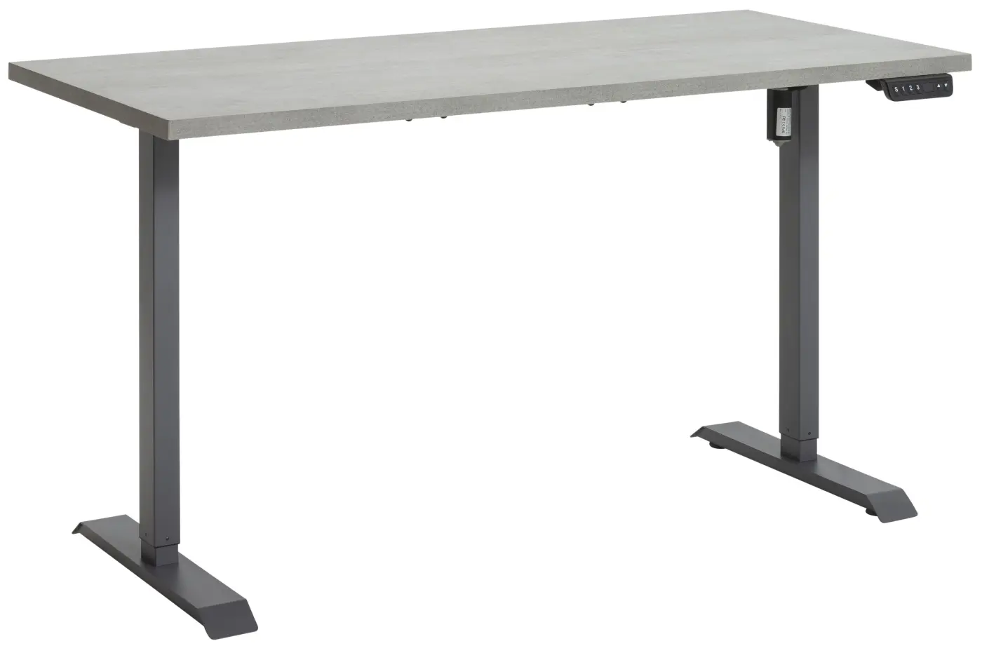 Soennecken Schreibtisch All In One Höhenverstellbar 160x80cm Eiche Natur Anthrazit 810013171 Soennecken Soennecken Schreibtisch All In One Höhenverstellbar 160x80cm Eiche Natur Anthrazit 810013171 Soennecken