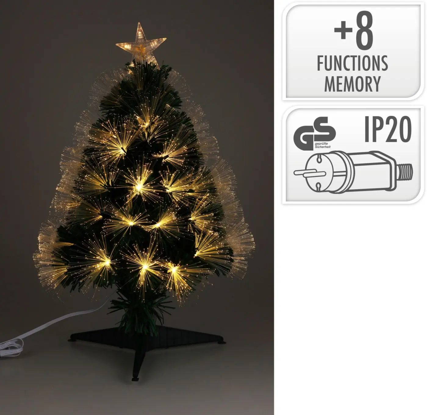 LED Baum mit weißen Lichtern 90 cm