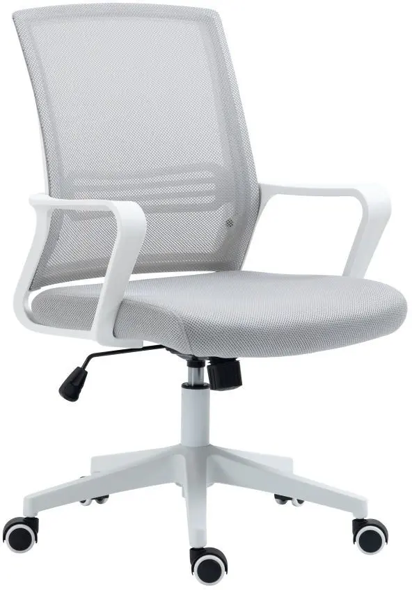 Drehstuhl FM-2505 Mesh hellgrau