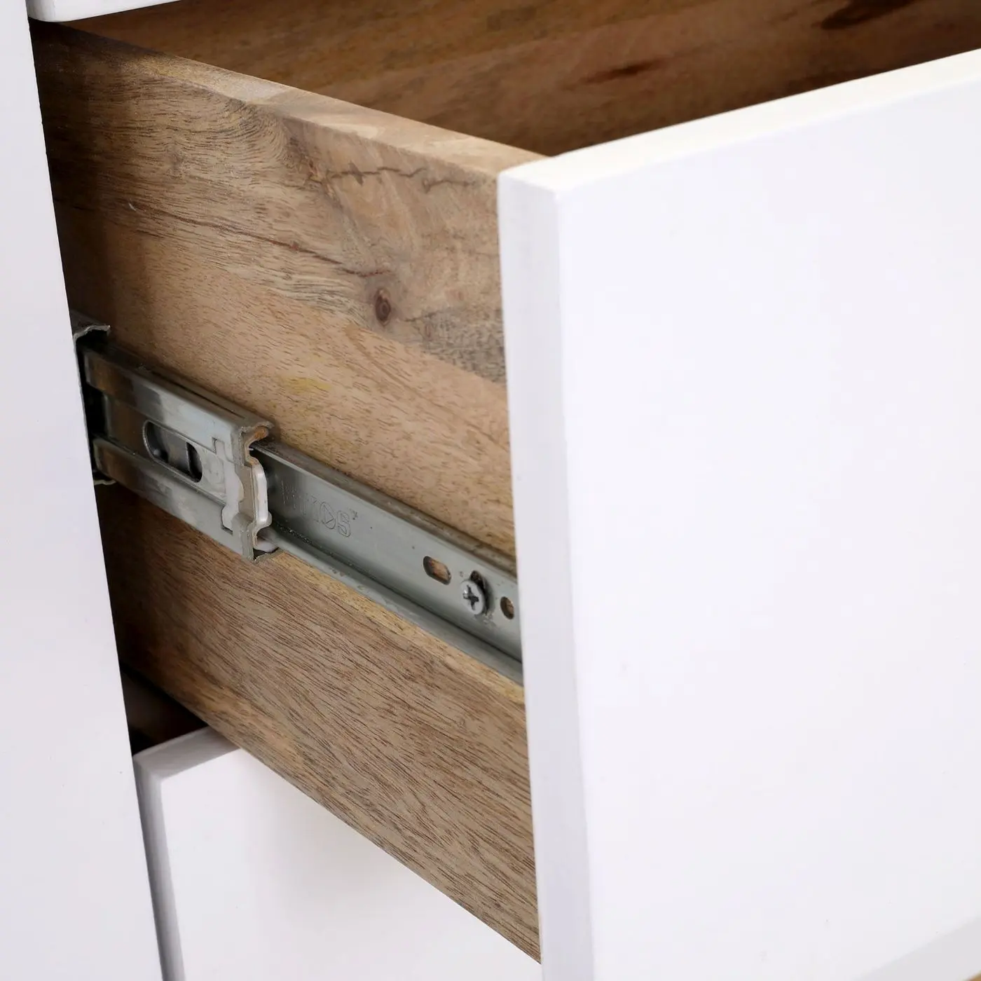 Sideboard Tavole Mango massiv/weiß