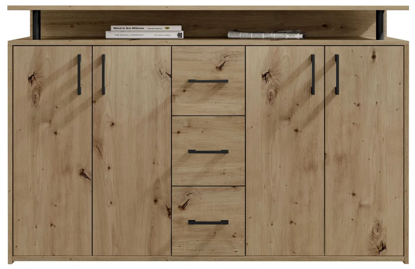 Sideboard Drift 4-türig Artisan Eiche