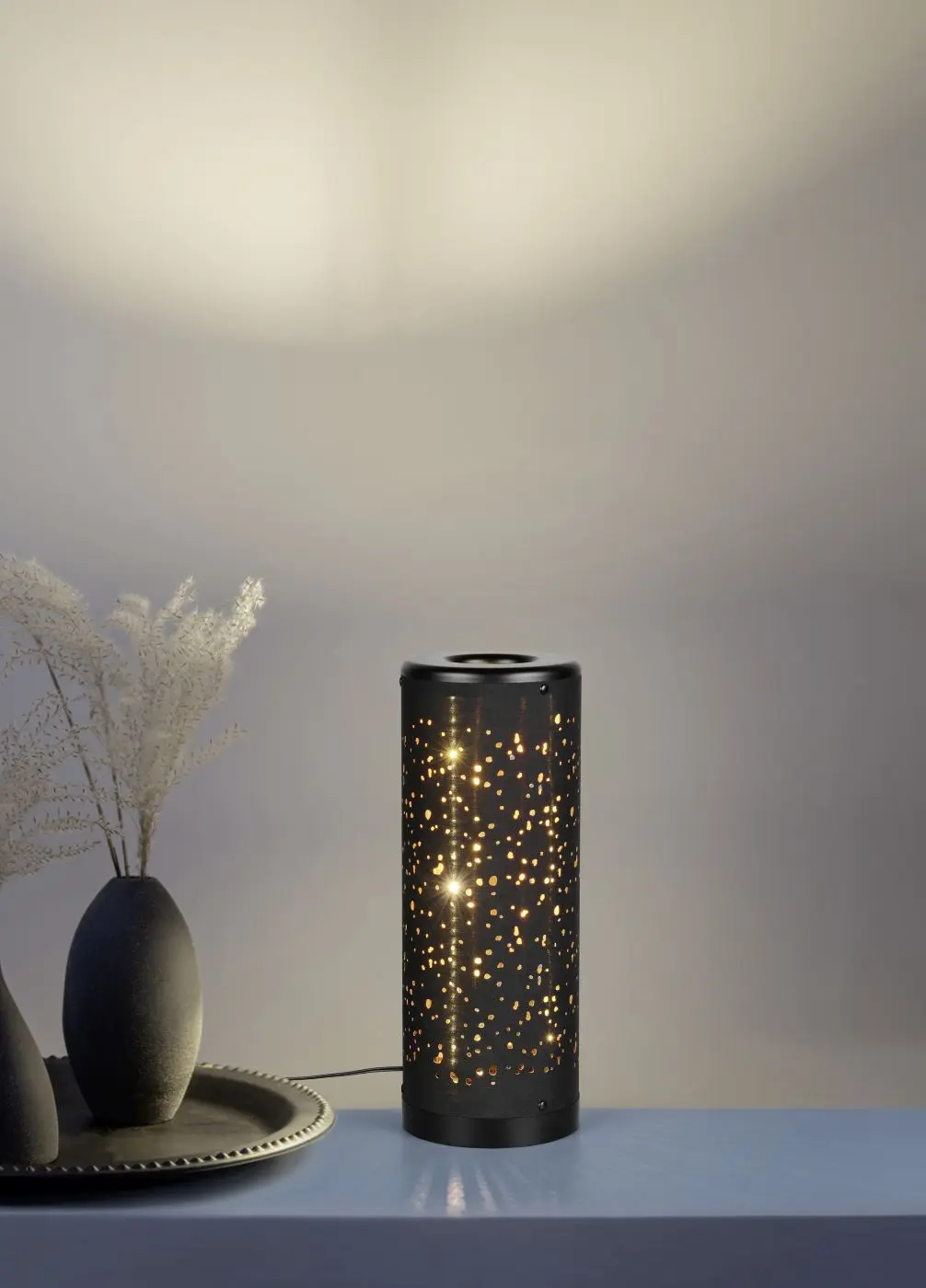 Tischleuchte Taco schwarz/gold