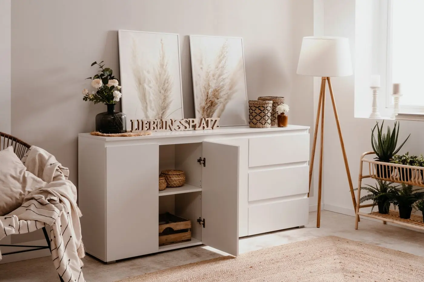 Sideboard Image weiß matt