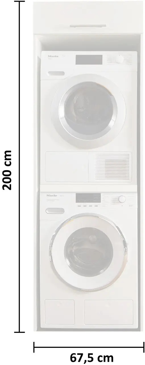 Maschinenumbau Laundreezy weiß 
