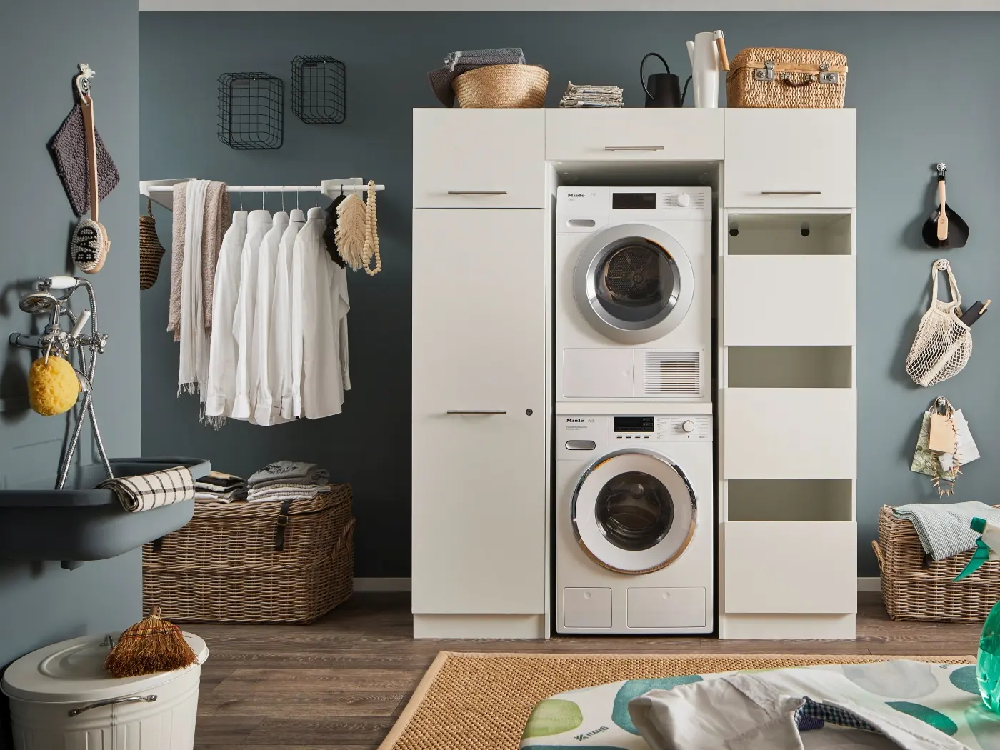 Maschinenumbau Laundreezy weiß 
