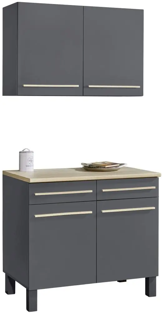 Hängeschrank Bilberry 100 cm anthrazit