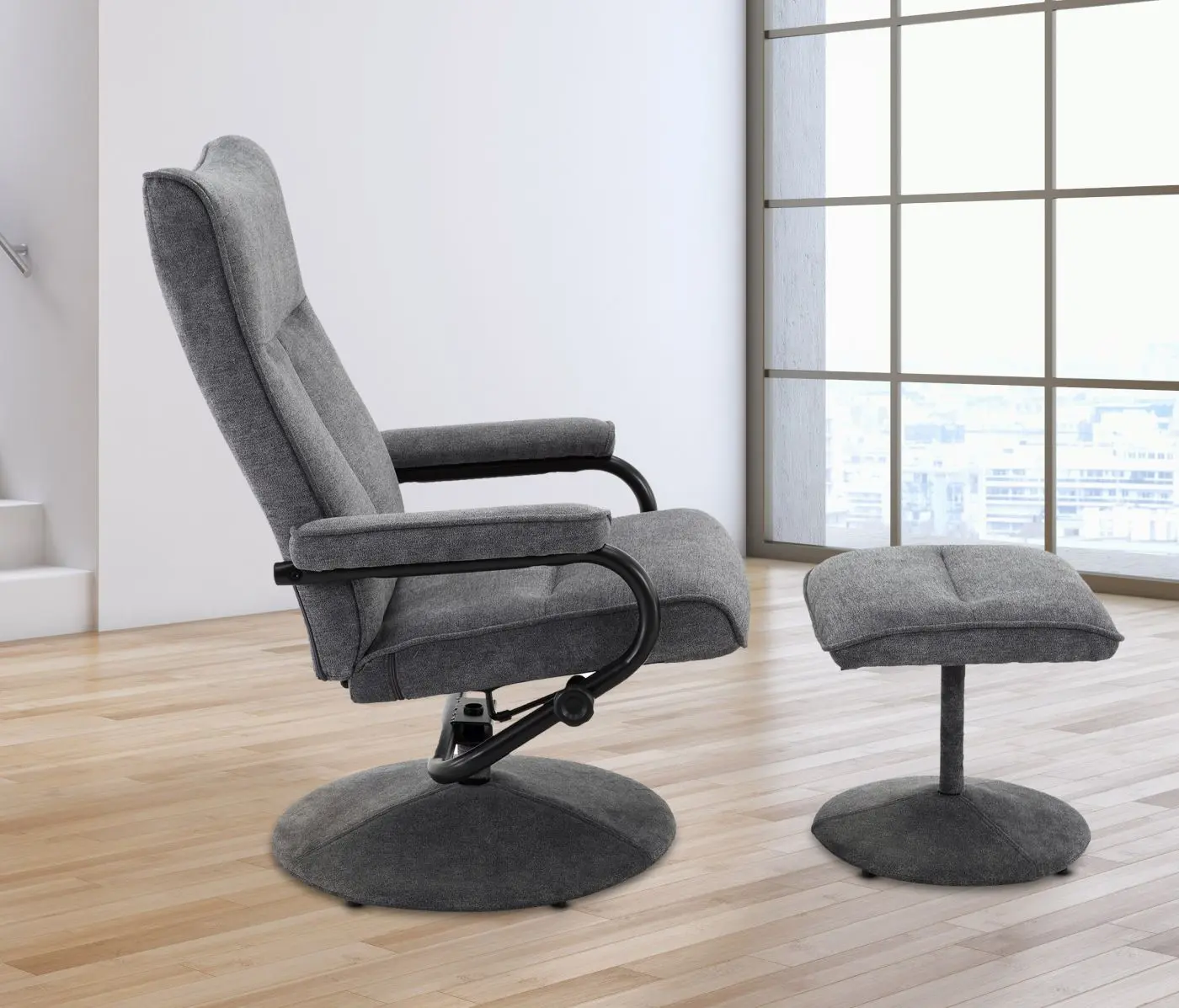 Relaxsessel mit Fußhocker FM-436
