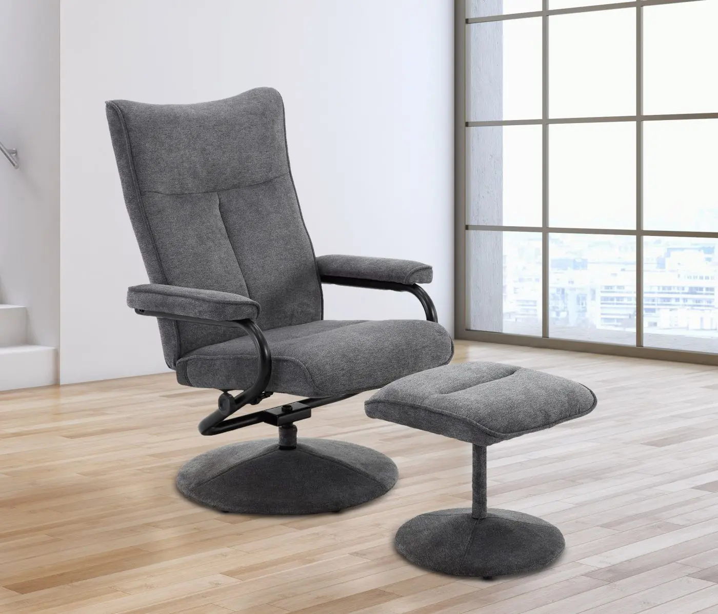 Relaxsessel mit Fußhocker FM-436