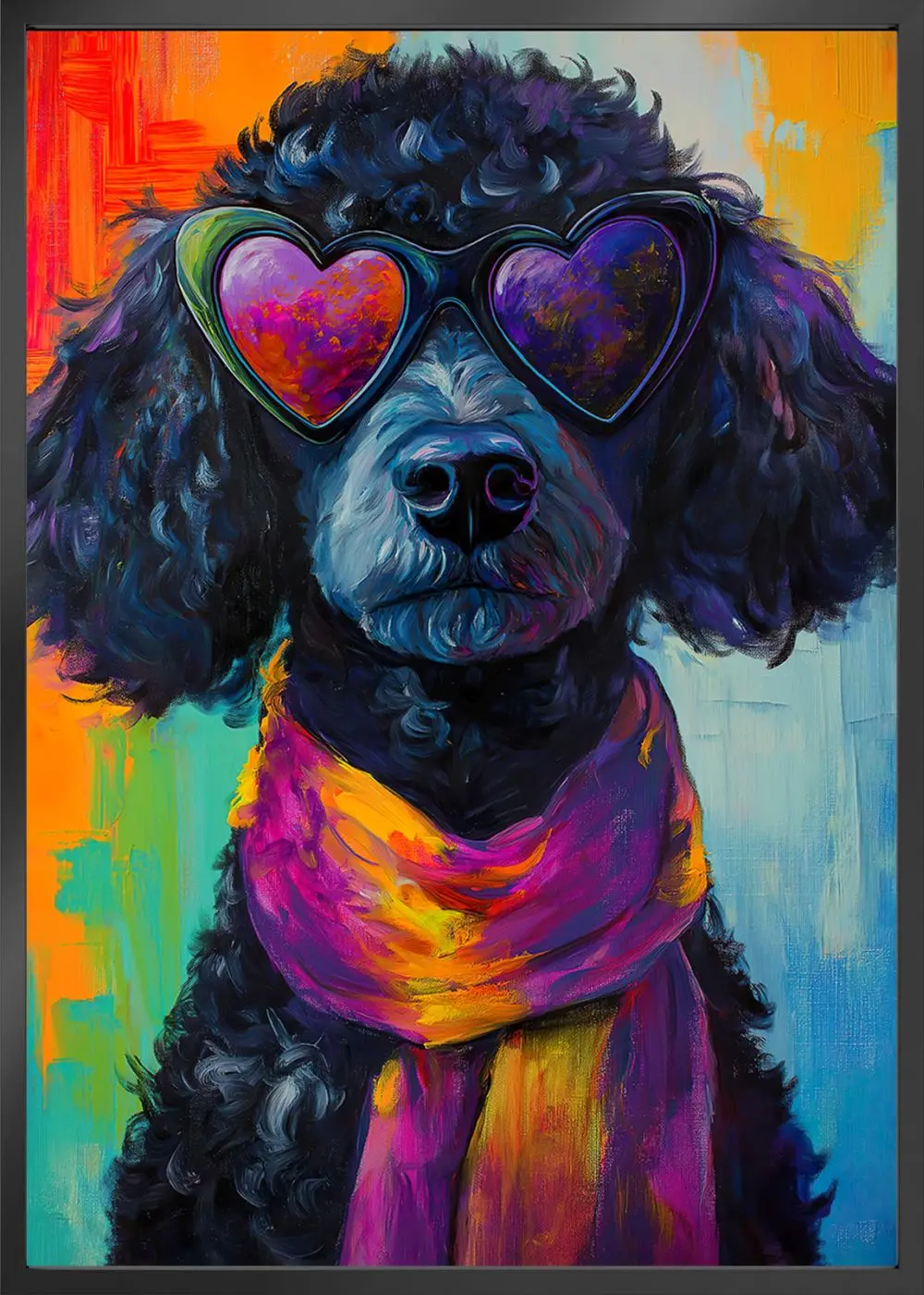 Bild gerahmt Jeff 50 x 70 cm