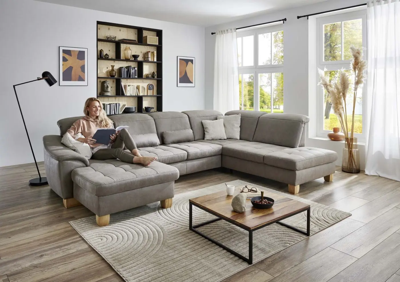 Wohnlandschaft LS24 Fratello mit Komfortfunktionen couchliebe.