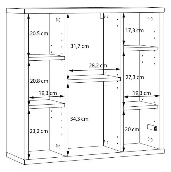 Spiegelschrank Alice Springs taupe matt