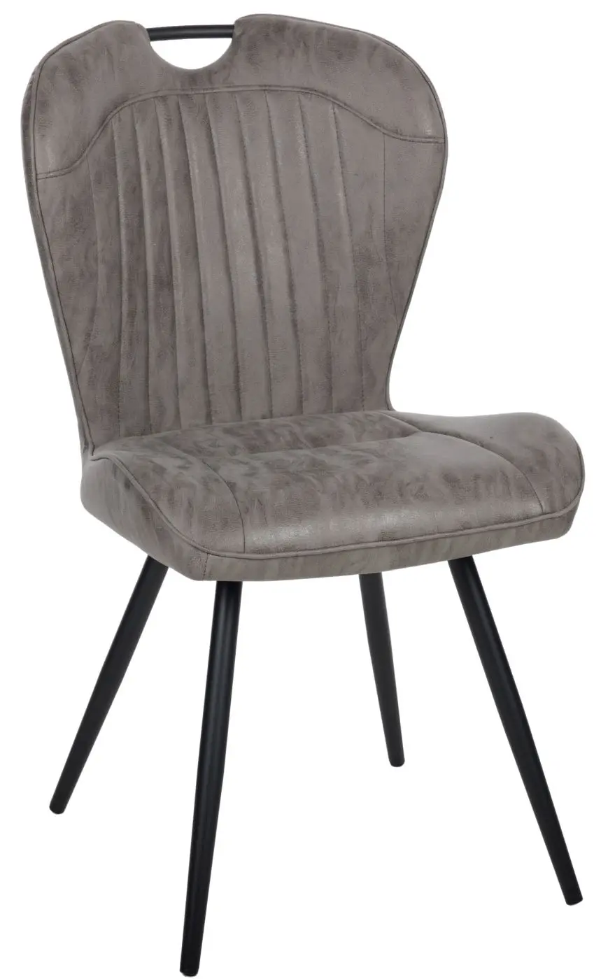 Polsterstuhl Zoe schlamm