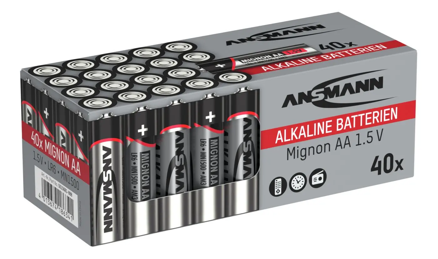 Batterie Mignon AA 40er Box