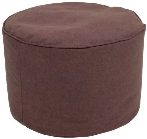 Hocker Pouf Microfaser wine