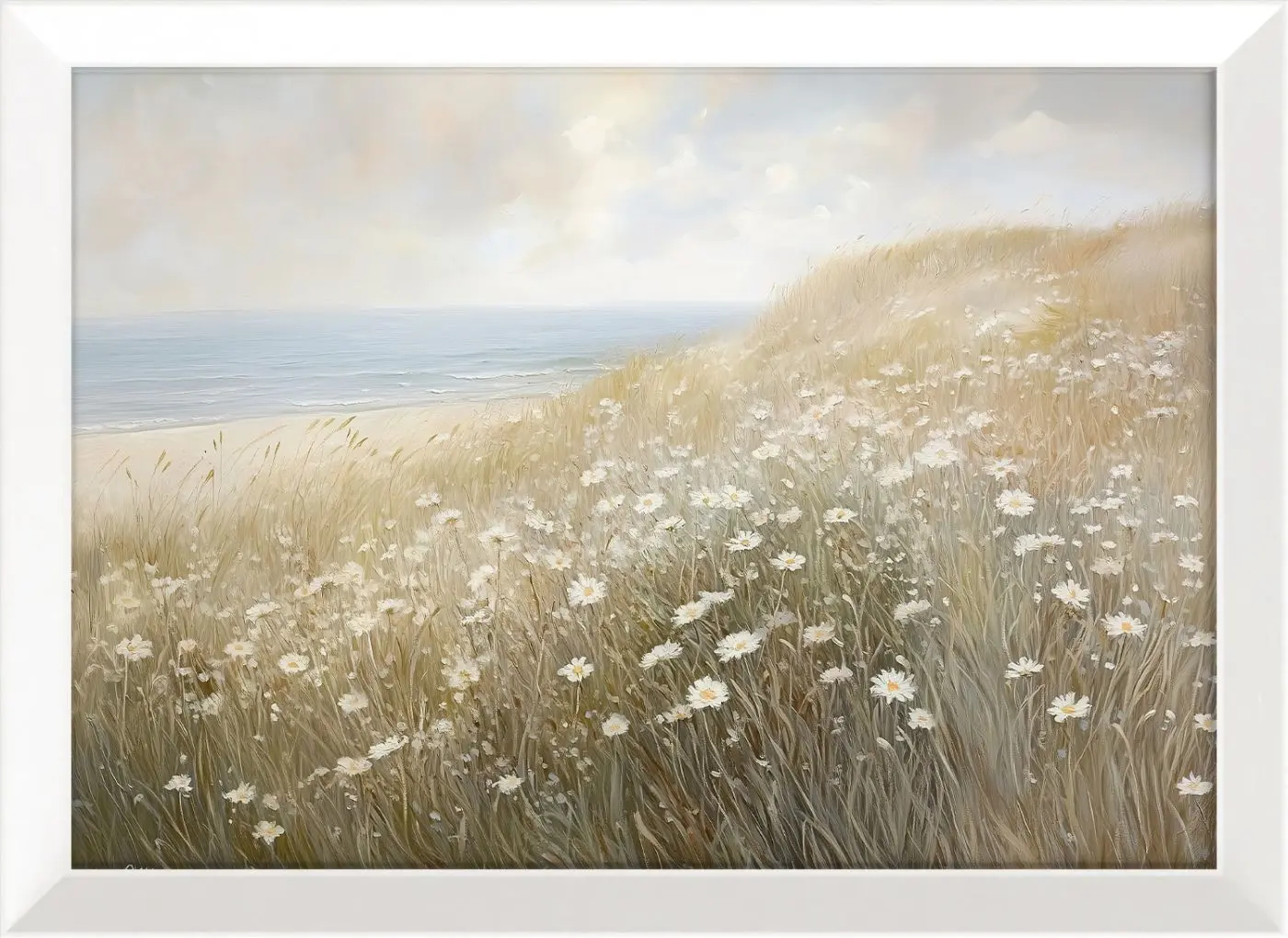 Bild gerahmt Serene Fields 50 x 70 cm