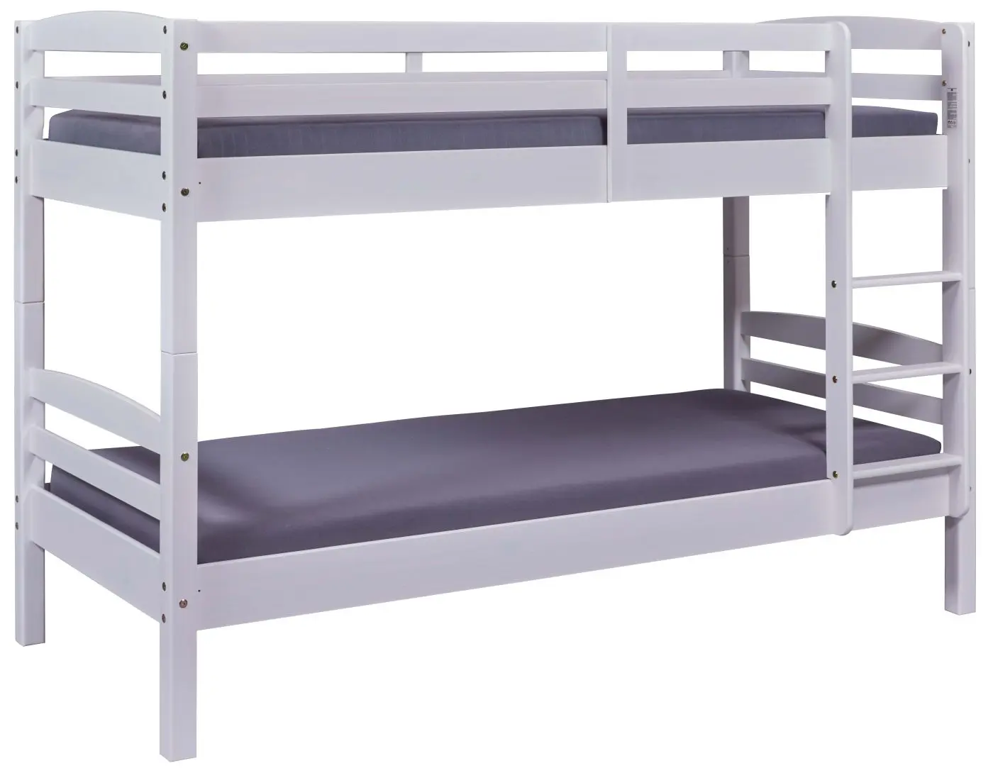 Etagenbett Annika 90 x 200 cm Kiefer massiv weiß