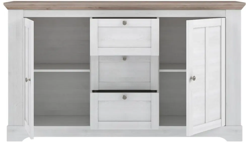 Sideboard Iloppa Schnee Eiche