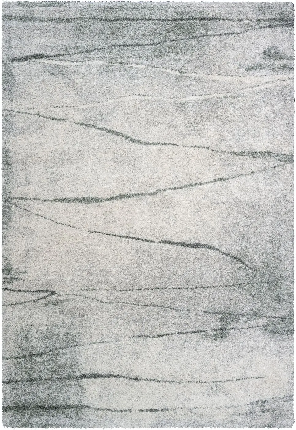 Teppich Mehari 200 x 290 cm weiß, grün, grau