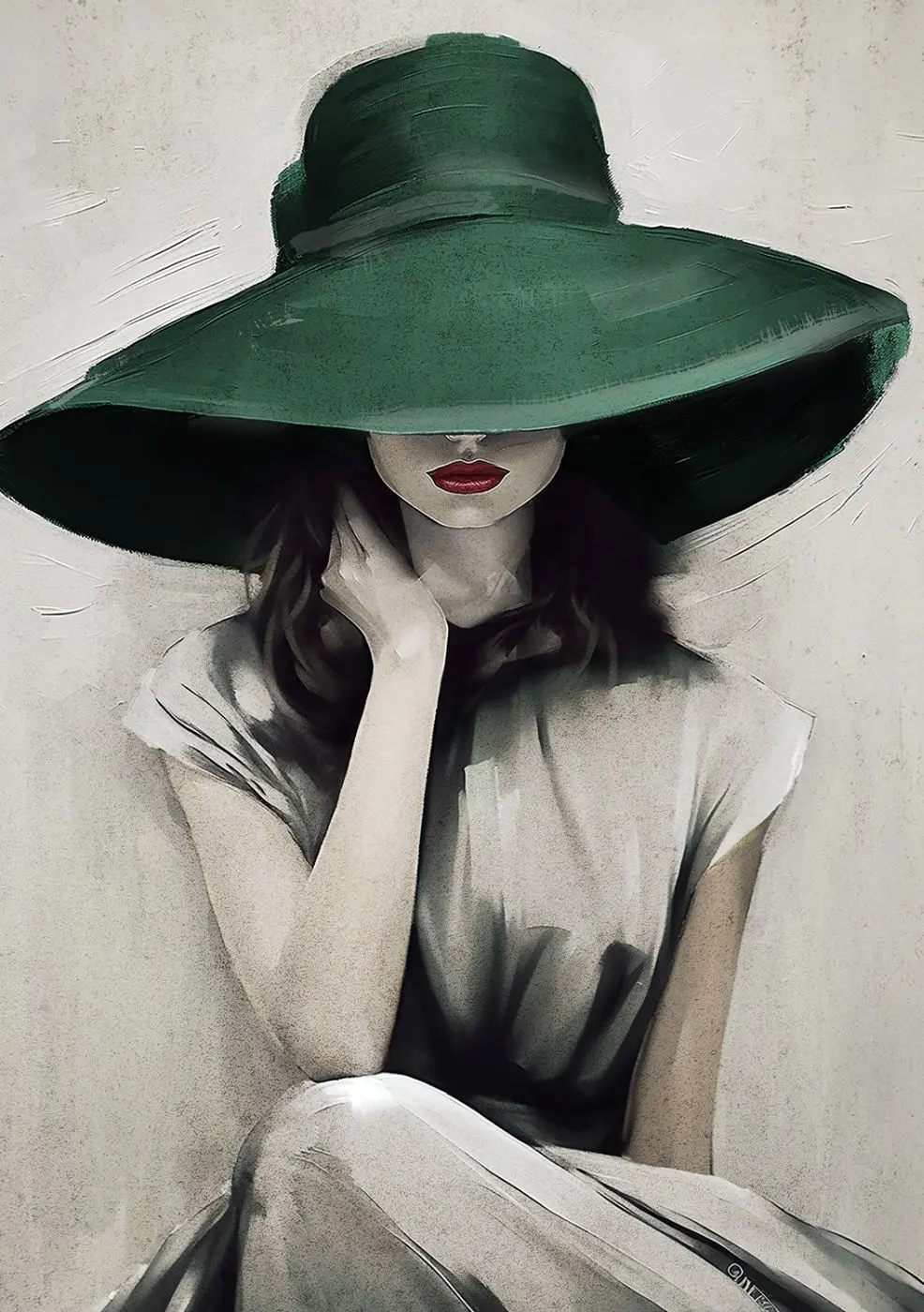 Leinwandbild Green Hat Leinwandbild Green Hat