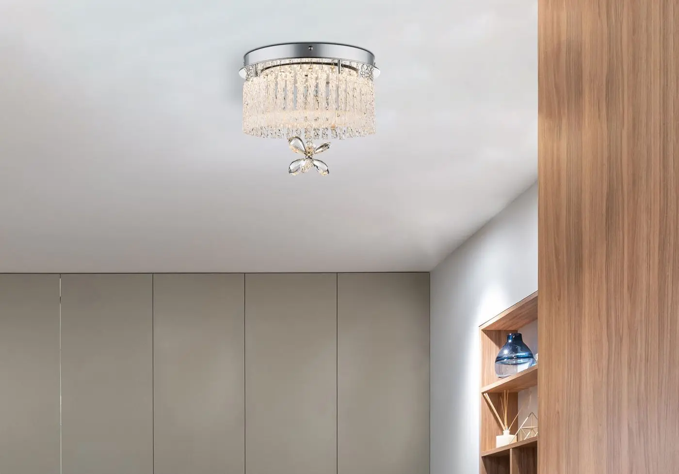 Deckenleuchte Mathilda chrom